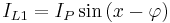 I_{L1}=I_P\sin\left(x-\varphi\right)