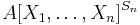  A[X_1,\ldots,X_n]^{S_n} 