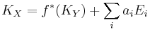 \displaystyle K_X = f^*(K_Y)%2B\sum_i a_iE_i