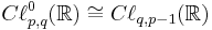 C\ell_{p,q}^0(\mathbb{R}) \cong C\ell_{q,p-1}(\mathbb{R})