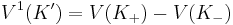  V^1(K') = V(K_%2B) - V(K_-)