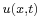 \scriptstyle u\left(x,t\right)