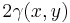 2\gamma(x,y)