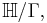 \mathbb{H}/\Gamma,