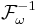 \mathcal{F}_\omega^{-1}