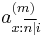 a_{x:\overline{n|}i}^{(m)}