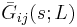 \bar{G}_{ij}(s;L)