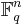 \mathbb{F}_q^n