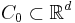 C_0 \subset \mathbb R^d