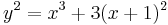 y^2 = x^3 %2B3(x%2B1)^2