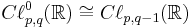 C\ell_{p,q}^0(\mathbb{R}) \cong C\ell_{p,q-1}(\mathbb{R})