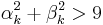 \alpha_k^2 %2B \beta_k^2 > 9