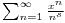 \scriptstyle \sum_{n=1}^\infty \frac{x^n}{n^s}