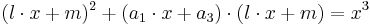  (l\cdot x%2Bm)^2%2B(a_1\cdot x%2Ba_3)\cdot (l\cdot x%2Bm)=x^3 