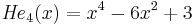 {\mathit{He}}_4(x)=x^4-6x^2%2B3\,