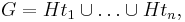 G = Ht_1 \cup \ldots \cup Ht_n,