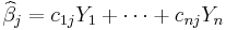 \widehat\beta_j = c_{1j}Y_1%2B\cdots%2Bc_{nj}Y_n