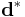 \mathbf{d^*}