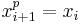 x_{i%2B1}^p=x_i