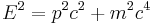 E^2=p^2c^2%2Bm^2c^4