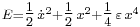 \scriptstyle E=\tfrac12\, \dot{x}^2 %2B \tfrac12\, x^2 %2B \tfrac14\, \varepsilon\, x^4