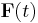 \mathbf{F}(t)\;