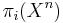 \pi_i(X^n) \,