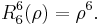  R^6_6(\rho) = \rho^6. \,