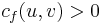 c_f(u,v) > 0