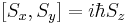 \left[S_x,S_y\right]=i\hbar S_z