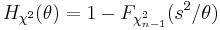 H_{\chi^2}(\theta)=1-F_{\chi^2_{n-1}}(s^2/\theta)