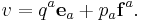 v=q^a\mathbf{e}_a%2Bp_a\mathbf{f}^a.