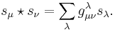 s_\mu \star s_\nu = \sum_{\lambda} g_{\mu \nu}^{\lambda} s_\lambda.