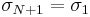 \sigma_{N%2B1} = \sigma_1 