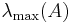  \lambda_{\max}(A)