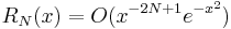 R_N(x)=O(x^{-2N%2B1} e^{-x^2})