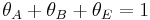 \theta_A%2B\theta_B%2B\theta_E=1