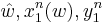 \hat{w},x_1^n(w),y_1^n