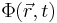 \Phi(\vec{r},t)