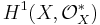 H^1(X, \mathcal O_X^*)