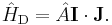 \hat{H}_\text{D} = \hat{A}\mathbf{I}\cdot\mathbf{J}. \quad 