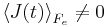  \left\langle {J(t)} \right\rangle _{F_e }  \ne 0 