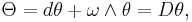 \Theta=d\theta %2B \omega\wedge\theta = D\theta,