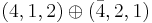 (4,1,2)\oplus(\bar{4},2,1)