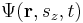 \Psi(\mathbf{r},s_z,t)