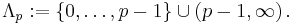 
\Lambda_p:=\{0,\dots,p-1\}\cup \left(p-1,\infty\right).
