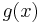 \textstyle g(x)