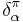 \delta_\alpha^\pi