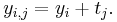 y_{i,j}=y_i%2Bt_j.