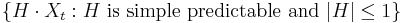 \left\{H\cdot X_t:H{\rm\ is\ simple\ predictable\ and\ }|H|\le 1\right\}